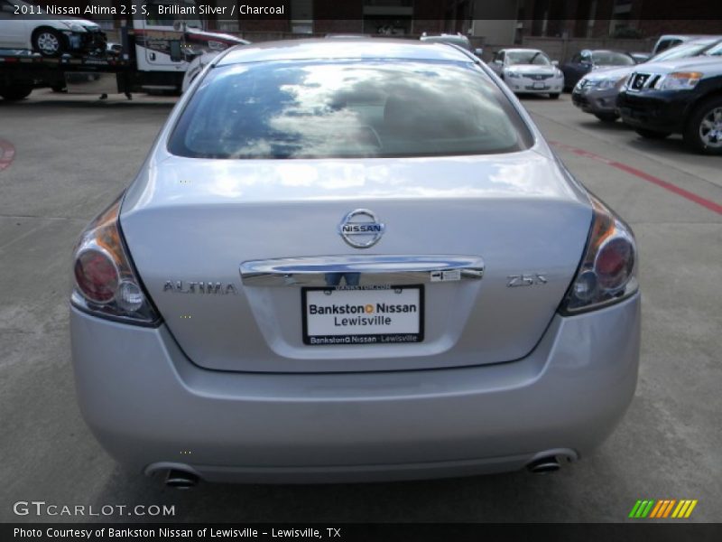Brilliant Silver / Charcoal 2011 Nissan Altima 2.5 S