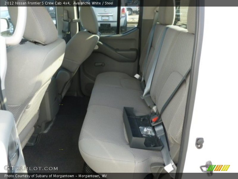 Avalanche White / Steel 2012 Nissan Frontier S Crew Cab 4x4
