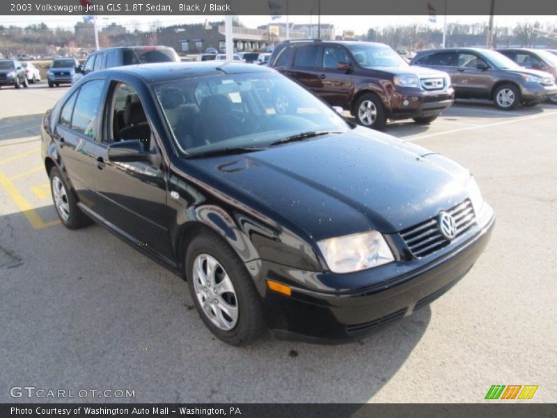 Black / Black 2003 Volkswagen Jetta GLS 1.8T Sedan