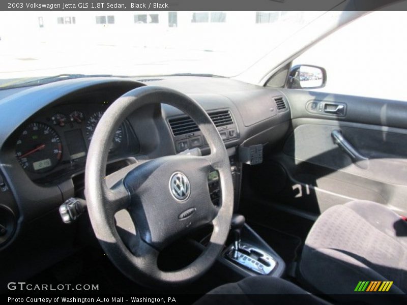 Black / Black 2003 Volkswagen Jetta GLS 1.8T Sedan