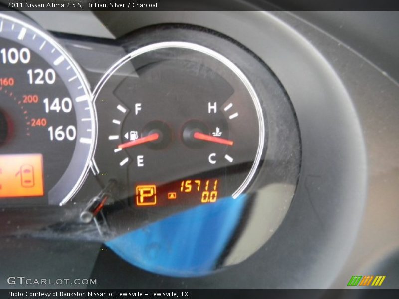 Brilliant Silver / Charcoal 2011 Nissan Altima 2.5 S