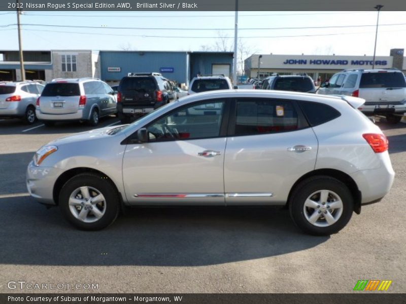 Brilliant Silver / Black 2012 Nissan Rogue S Special Edition AWD