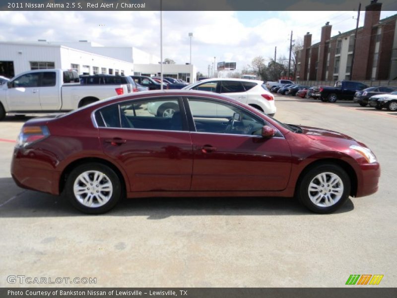 Red Alert / Charcoal 2011 Nissan Altima 2.5 S