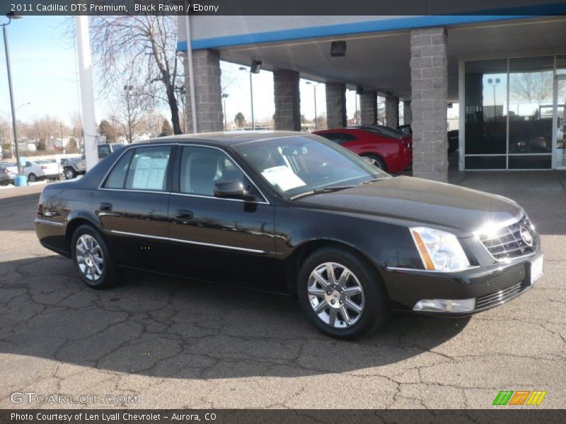 Black Raven / Ebony 2011 Cadillac DTS Premium