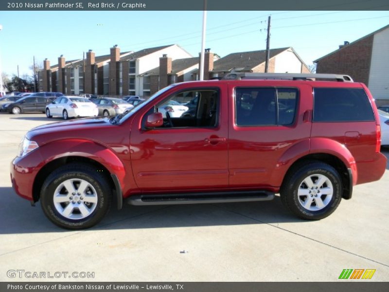 Red Brick / Graphite 2010 Nissan Pathfinder SE