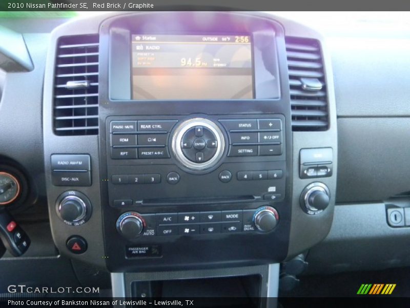 Red Brick / Graphite 2010 Nissan Pathfinder SE