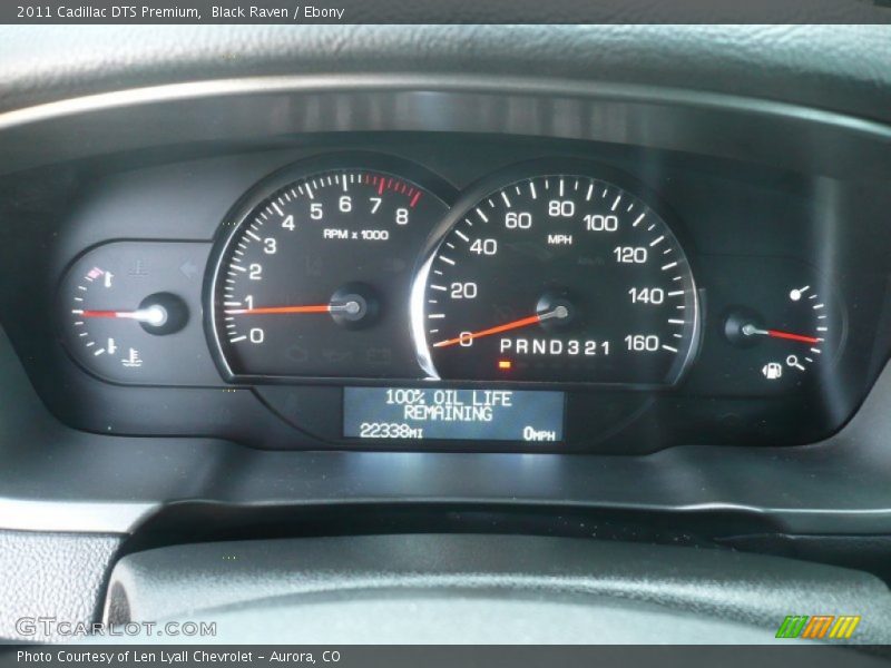 Black Raven / Ebony 2011 Cadillac DTS Premium