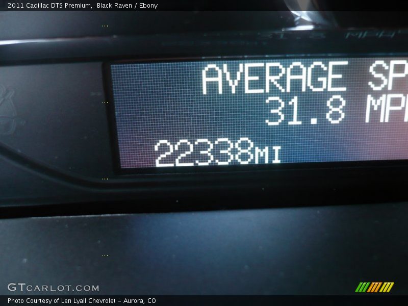 Black Raven / Ebony 2011 Cadillac DTS Premium
