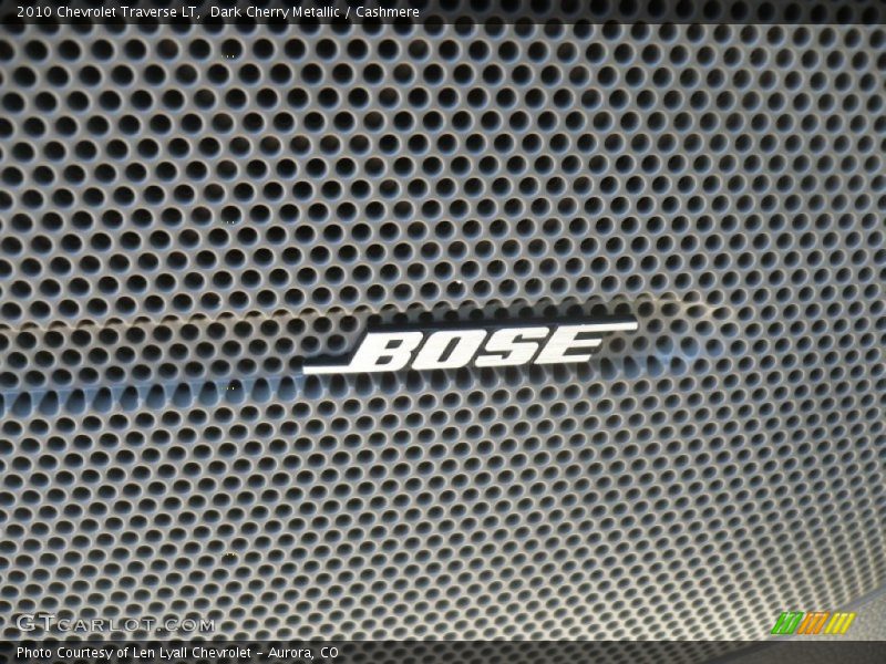 Dark Cherry Metallic / Cashmere 2010 Chevrolet Traverse LT