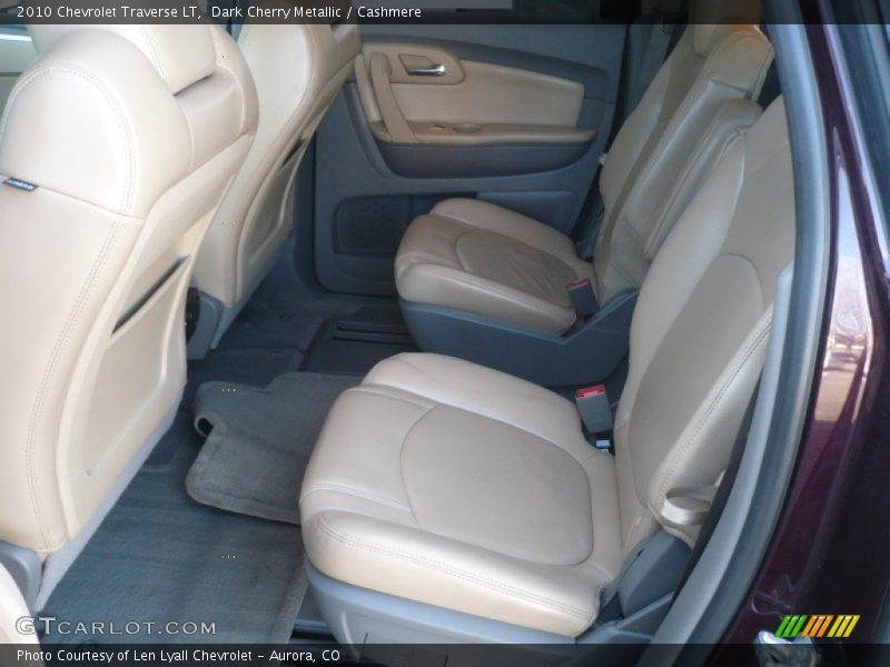 Dark Cherry Metallic / Cashmere 2010 Chevrolet Traverse LT