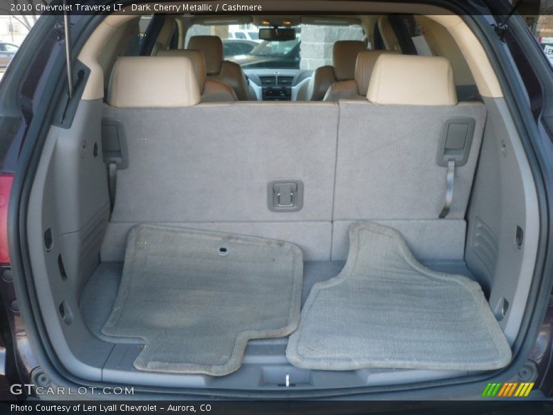 Dark Cherry Metallic / Cashmere 2010 Chevrolet Traverse LT