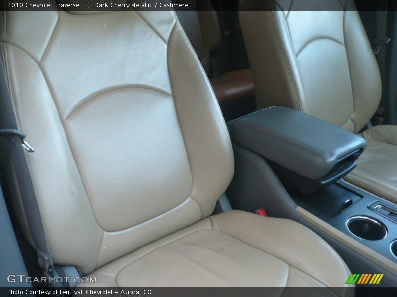 Dark Cherry Metallic / Cashmere 2010 Chevrolet Traverse LT