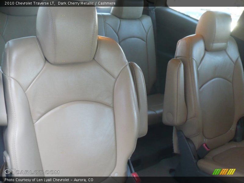 Dark Cherry Metallic / Cashmere 2010 Chevrolet Traverse LT