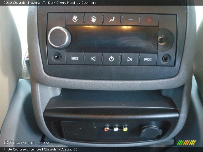 Dark Cherry Metallic / Cashmere 2010 Chevrolet Traverse LT