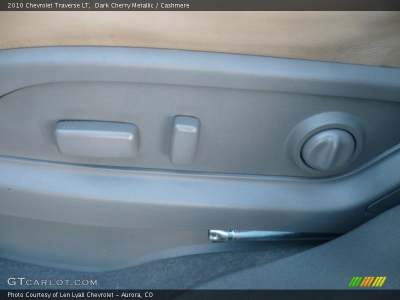 Dark Cherry Metallic / Cashmere 2010 Chevrolet Traverse LT