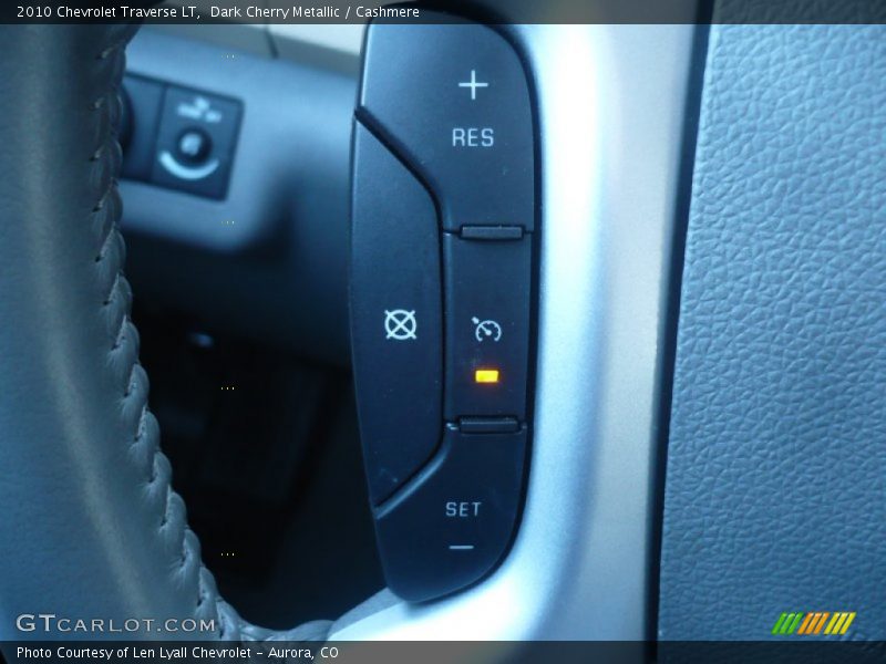 Dark Cherry Metallic / Cashmere 2010 Chevrolet Traverse LT