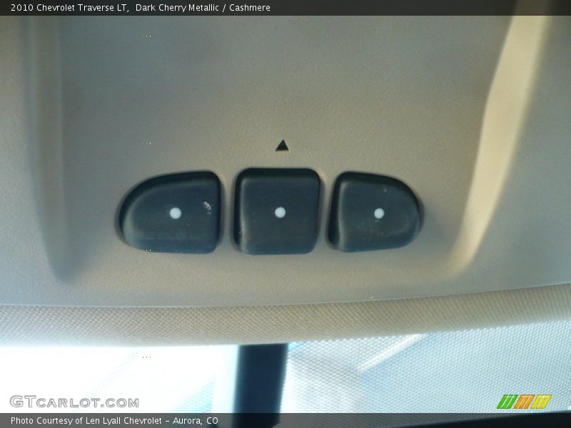 Dark Cherry Metallic / Cashmere 2010 Chevrolet Traverse LT