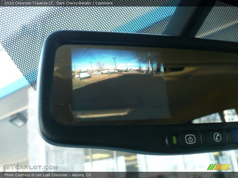 Dark Cherry Metallic / Cashmere 2010 Chevrolet Traverse LT
