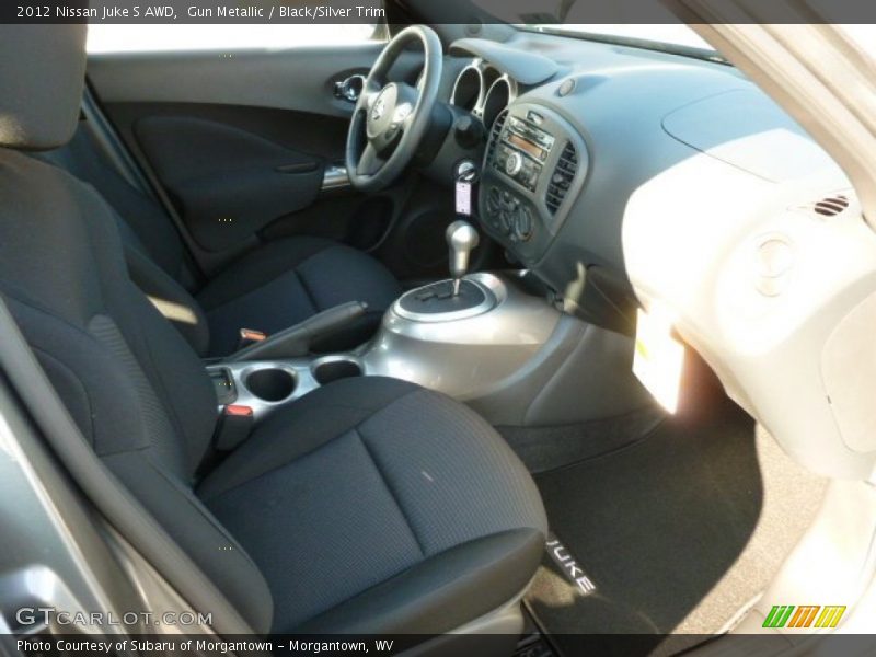 Gun Metallic / Black/Silver Trim 2012 Nissan Juke S AWD