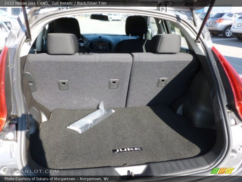 Gun Metallic / Black/Silver Trim 2012 Nissan Juke S AWD