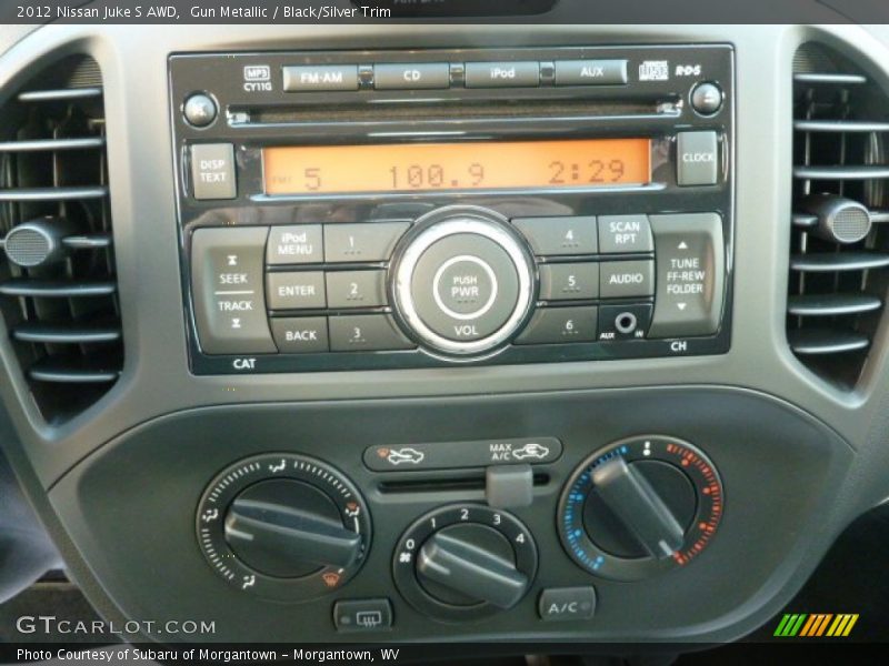 Gun Metallic / Black/Silver Trim 2012 Nissan Juke S AWD