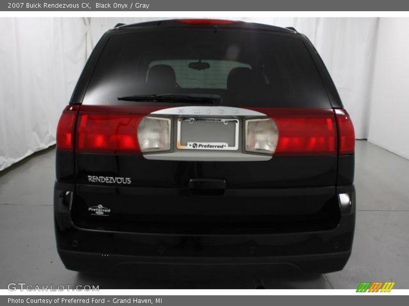Black Onyx / Gray 2007 Buick Rendezvous CX