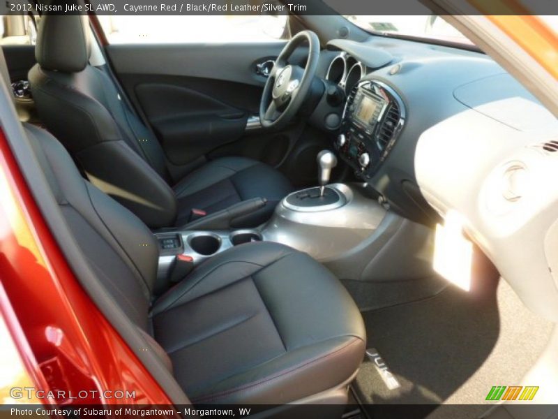 Cayenne Red / Black/Red Leather/Silver Trim 2012 Nissan Juke SL AWD