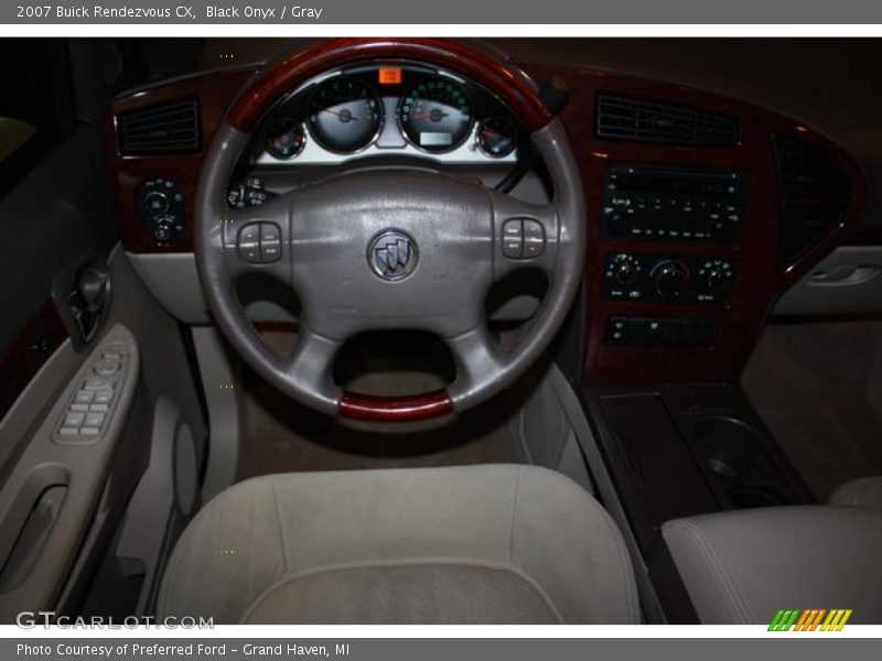 Black Onyx / Gray 2007 Buick Rendezvous CX