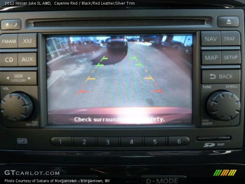 Cayenne Red / Black/Red Leather/Silver Trim 2012 Nissan Juke SL AWD