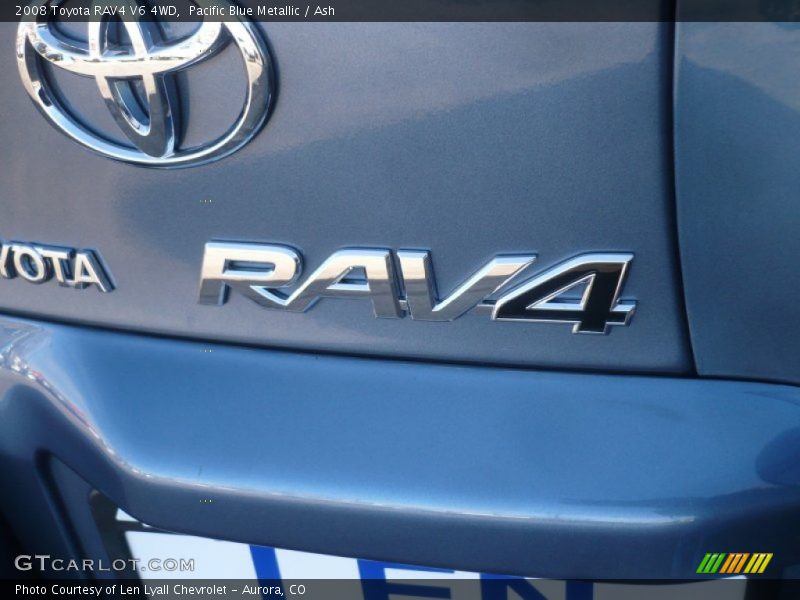 Pacific Blue Metallic / Ash 2008 Toyota RAV4 V6 4WD