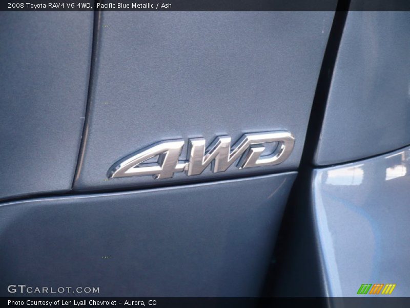 Pacific Blue Metallic / Ash 2008 Toyota RAV4 V6 4WD