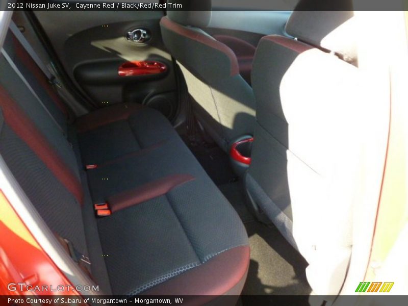 Cayenne Red / Black/Red/Red Trim 2012 Nissan Juke SV