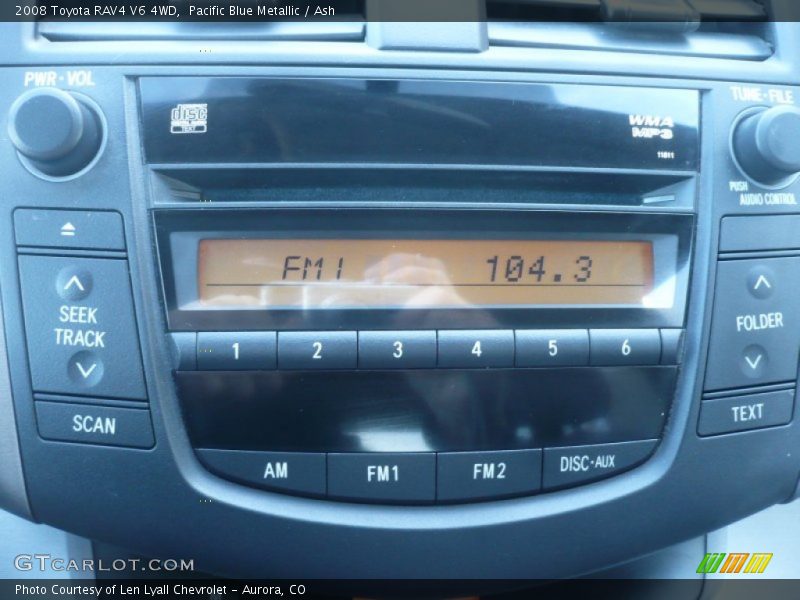 Pacific Blue Metallic / Ash 2008 Toyota RAV4 V6 4WD