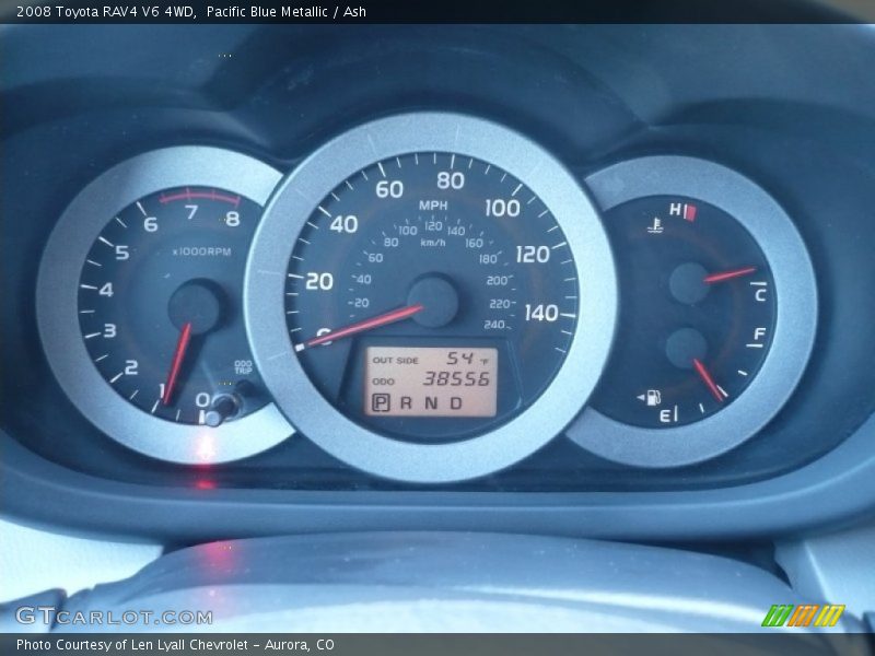 Pacific Blue Metallic / Ash 2008 Toyota RAV4 V6 4WD