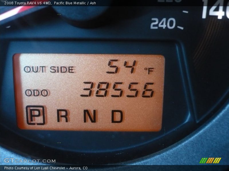 Pacific Blue Metallic / Ash 2008 Toyota RAV4 V6 4WD