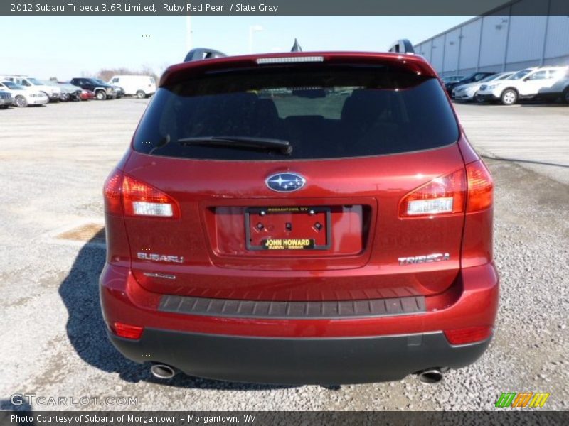 Ruby Red Pearl / Slate Gray 2012 Subaru Tribeca 3.6R Limited