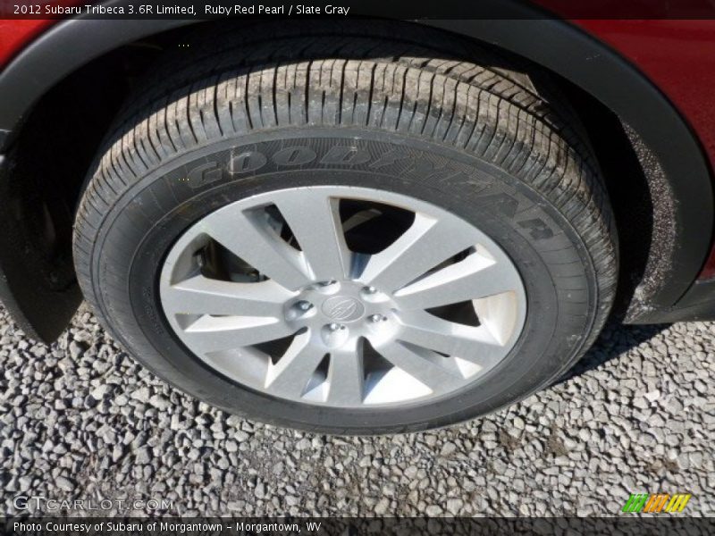 Ruby Red Pearl / Slate Gray 2012 Subaru Tribeca 3.6R Limited
