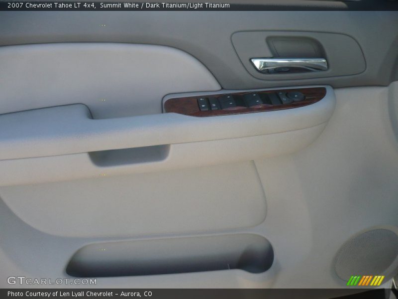 Summit White / Dark Titanium/Light Titanium 2007 Chevrolet Tahoe LT 4x4