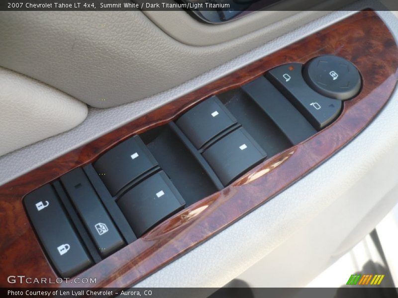 Summit White / Dark Titanium/Light Titanium 2007 Chevrolet Tahoe LT 4x4