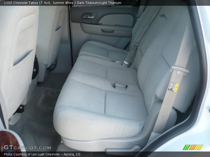 Summit White / Dark Titanium/Light Titanium 2007 Chevrolet Tahoe LT 4x4