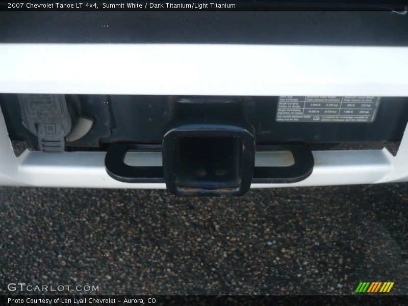 Summit White / Dark Titanium/Light Titanium 2007 Chevrolet Tahoe LT 4x4