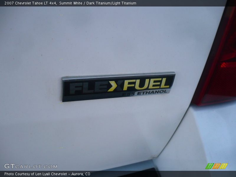 Summit White / Dark Titanium/Light Titanium 2007 Chevrolet Tahoe LT 4x4