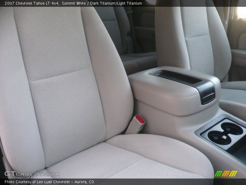 Summit White / Dark Titanium/Light Titanium 2007 Chevrolet Tahoe LT 4x4