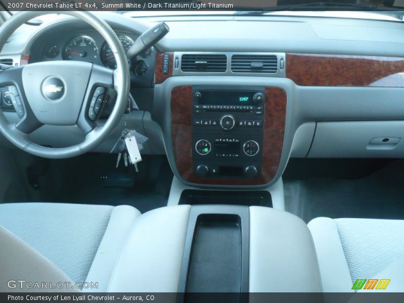 Summit White / Dark Titanium/Light Titanium 2007 Chevrolet Tahoe LT 4x4