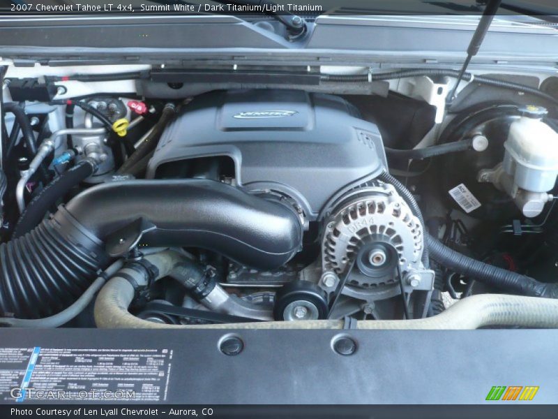 Summit White / Dark Titanium/Light Titanium 2007 Chevrolet Tahoe LT 4x4