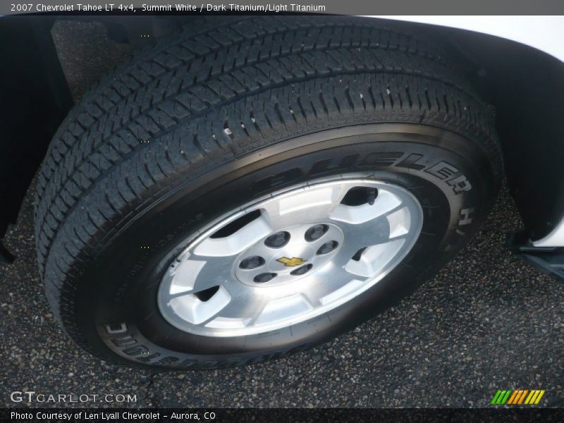 Summit White / Dark Titanium/Light Titanium 2007 Chevrolet Tahoe LT 4x4