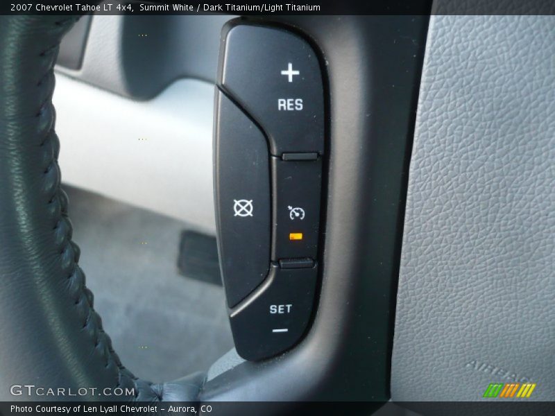Summit White / Dark Titanium/Light Titanium 2007 Chevrolet Tahoe LT 4x4