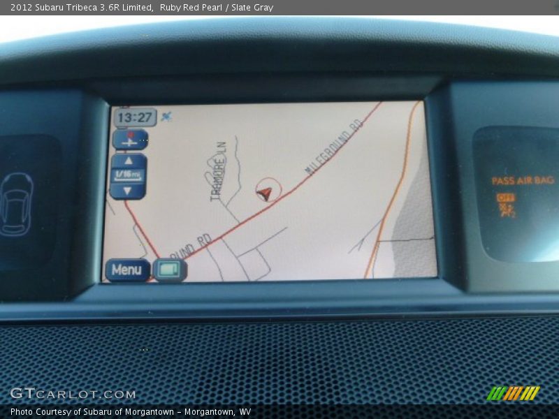 Ruby Red Pearl / Slate Gray 2012 Subaru Tribeca 3.6R Limited