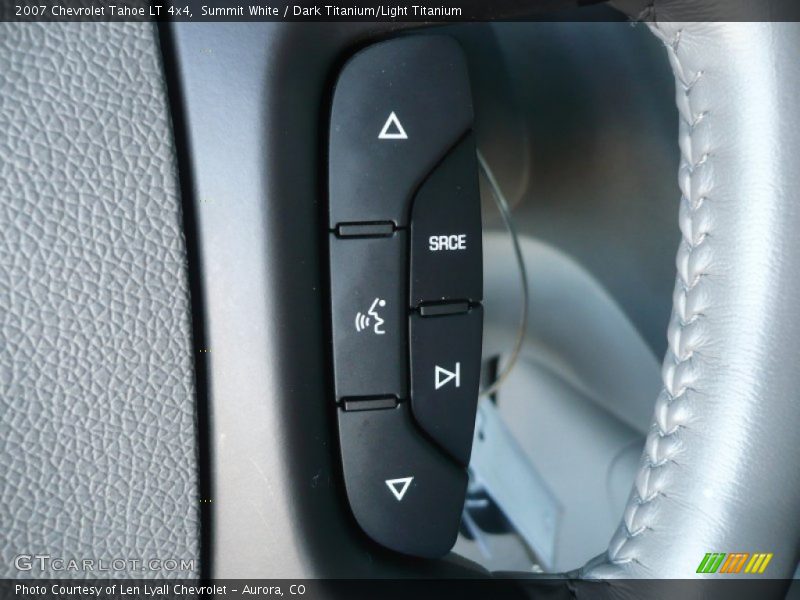 Summit White / Dark Titanium/Light Titanium 2007 Chevrolet Tahoe LT 4x4