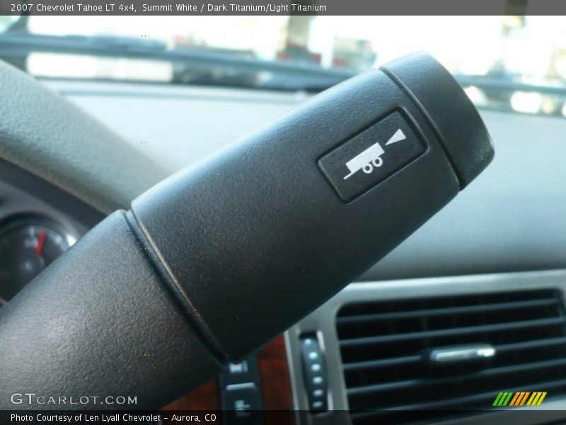 Summit White / Dark Titanium/Light Titanium 2007 Chevrolet Tahoe LT 4x4